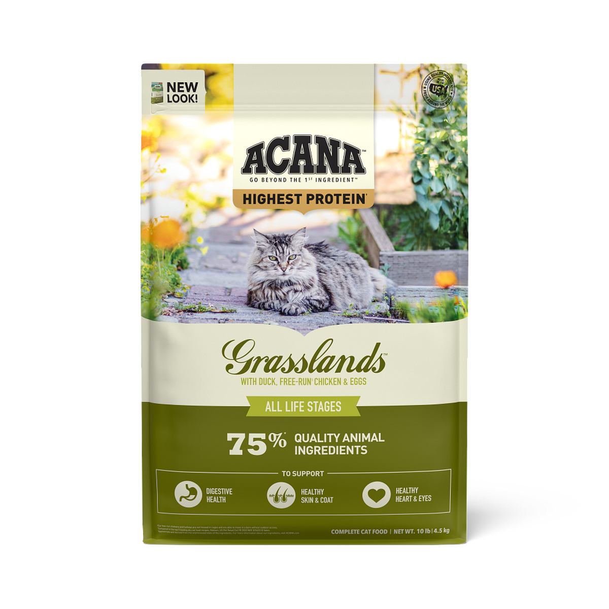 ACANA Highest Protein Grasslands Cat Food ACANA USA